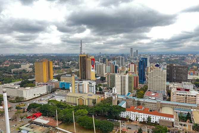 Airport Pickup And Nairobi City Tour - KICC: Nairobi from above