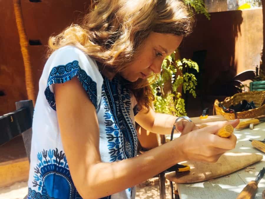 Beginner Swahili Woodcarving Classes with Woman Woodcarver - What to bring and what the price covers