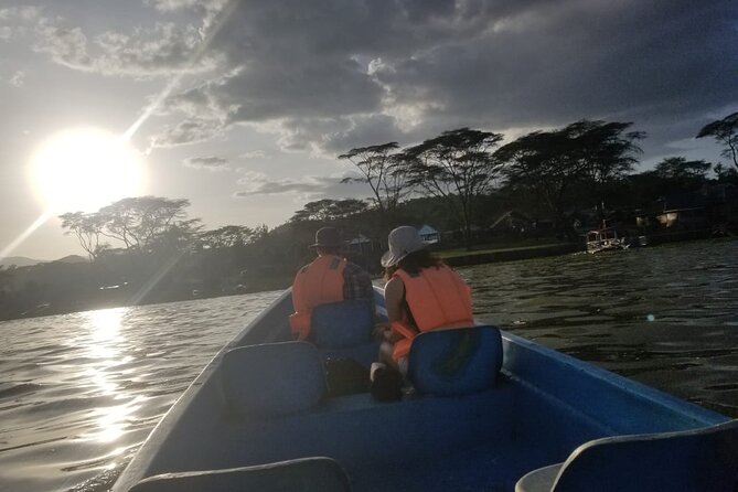 Bike Tour at Hell's Gate National Park, Boat Ride at L. Naivasha - Boat time on Lake Naivasha