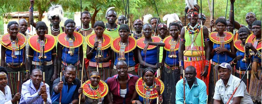 Bomas of Kenya Cultural tour - Walking among the traditional homesteads