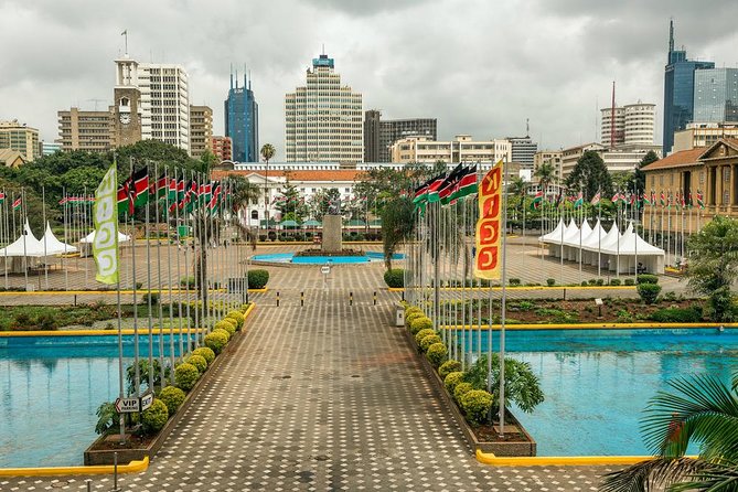 Day tour at the Nairobi city center - A quiet hour at August 7th Memorial Park