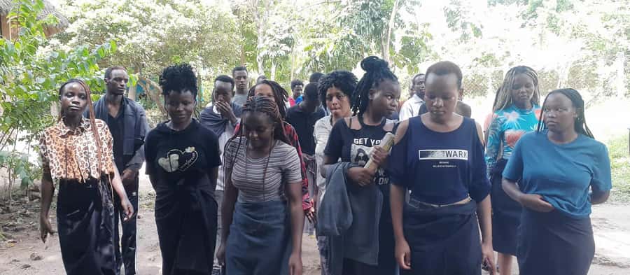 Diani Beach: Kaya Kinondo cultural and nature experience - Walking beneath Kaya Kinondo’s trees