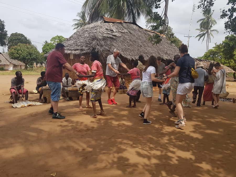 Diani: Giriama Cultural Dance Show and Local Village Tour - The school beneath the baobab tree