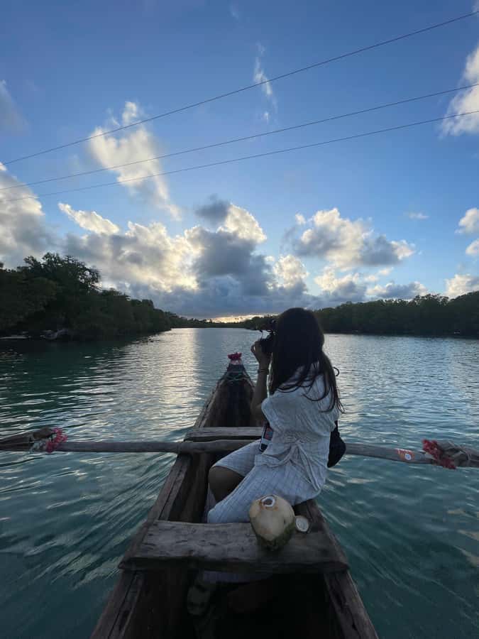 Diani: Sunset Canoe Tour along the River with Mangroves - A low-impact outing with a real purpose