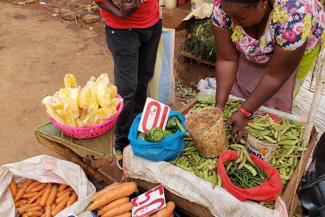 Explore local Market matatu ride & Make Kenyan Cuisines with a home cook - Choosing Produce at the Local Market