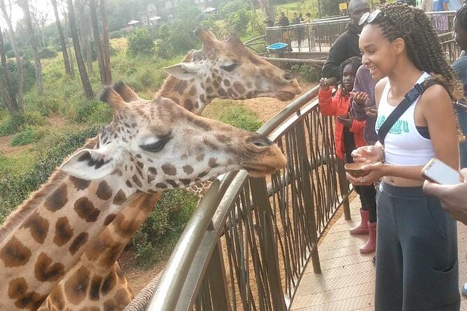 Giraffe Centre and Bomas of Kenya from Nairobi - From clay to finished Kazuri beads