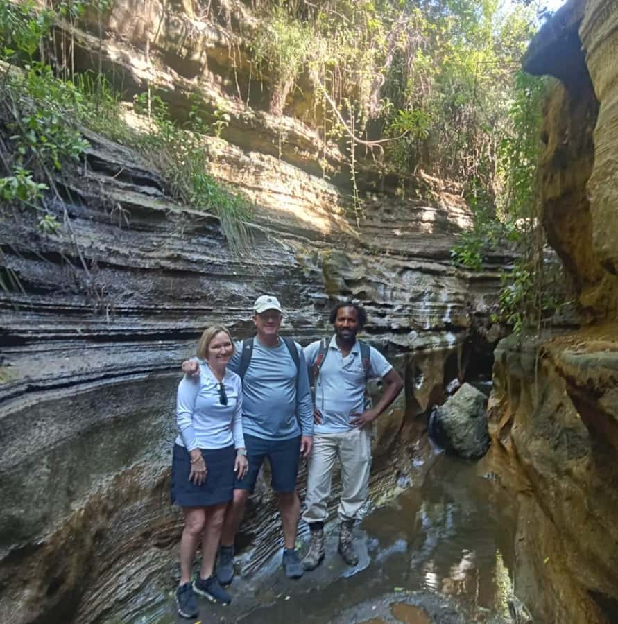 Group joining day tour to Hell's Gate and Lake Naivasha - Walking among wildlife at Crescent Island