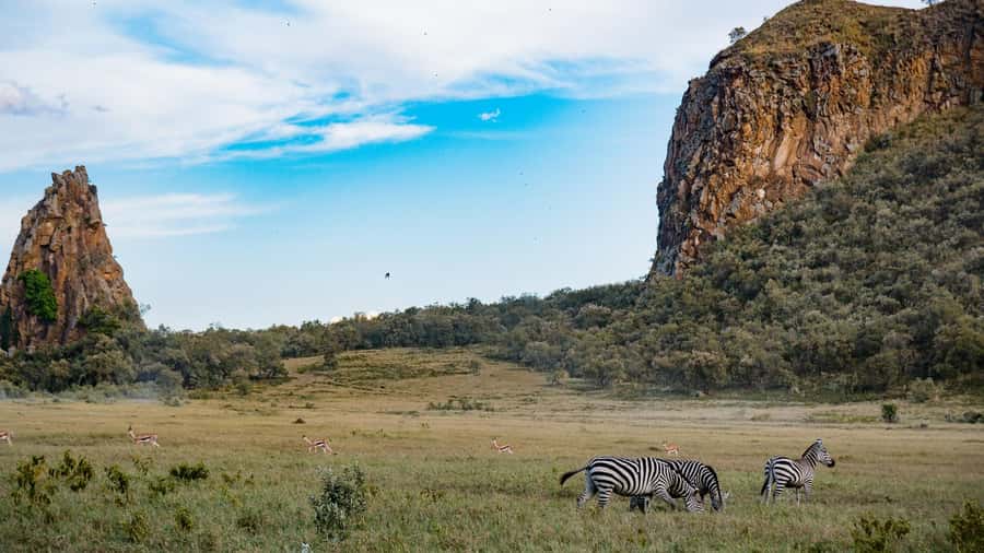 Hell's Gate & Lake Naivasha: Bike Tour, Hike & Boat Ride - Entering Hells Gate through Elsa Gate
