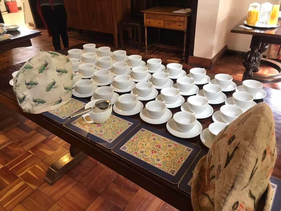 Kaimbethu tea farm tour and lunch package - The opening tea story at Kiambethu