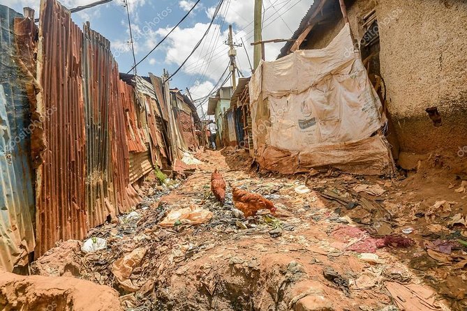 Kibera Slum Guided Tour from Nairobi - Water vendors, shower shops, and daily necessities
