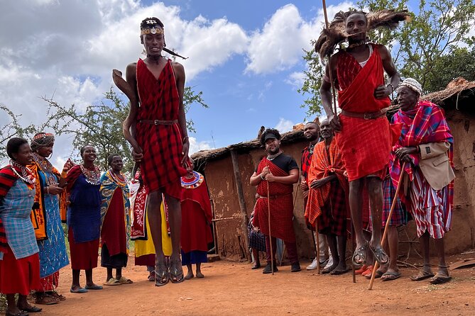 Masai village Cultural afternoon Experience - The welcome dance and live entertainment