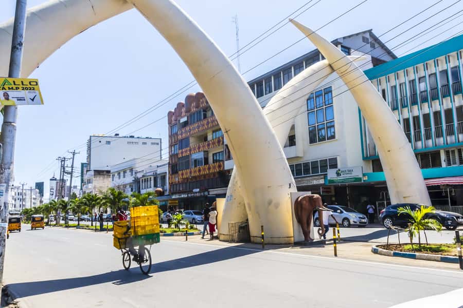 Mombasa City Tour: Fort Jesus Museum, Old Town & Haller Park - Mombasa Tusks and the city’s front door