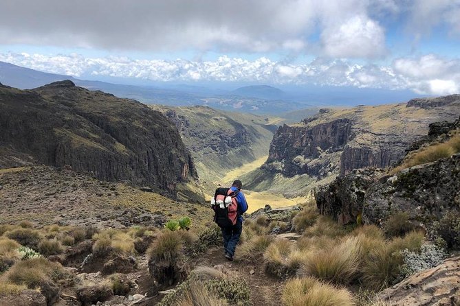 Mount Kenya Trek - Moorland and Mackinders Valley on day two