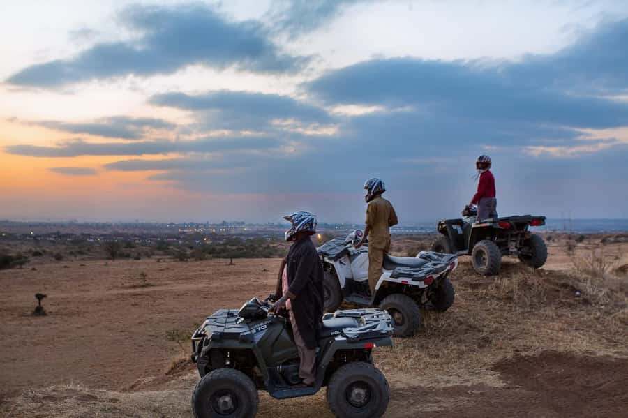 Nairobi: ATV/Quad Bike Wildlife Safari with Transfers & meal - From Nairobi to Machakos County