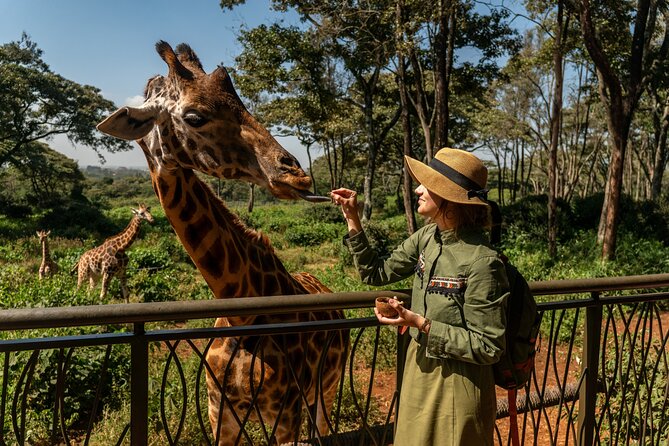 Nairobi National Park, Elephant Orphanage and Giraffe Centre - Kobe Tough Beads and leather: a short local craft visit