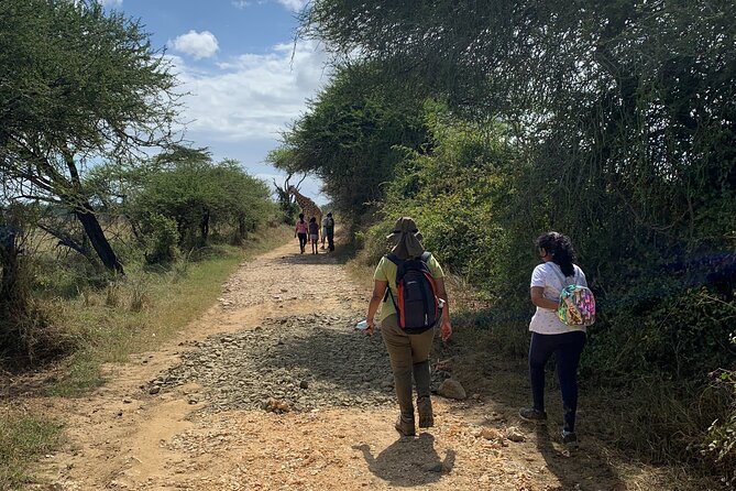 Nature Walk with Giraffes in Mombasa - The safety briefing comes first