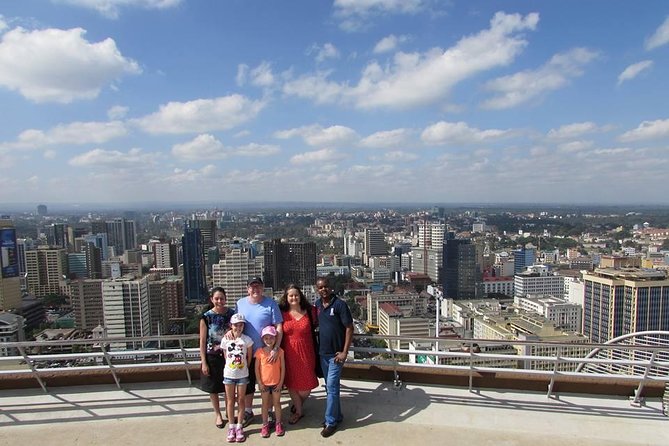 The Nairobi Skyline & Maasai Market! - KICC gives you Nairobi from the top down