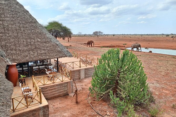 Tsavo East and Ngutuni Sanctuary Safari 3 days from Mombasa - Lugard Falls and the colored rocks