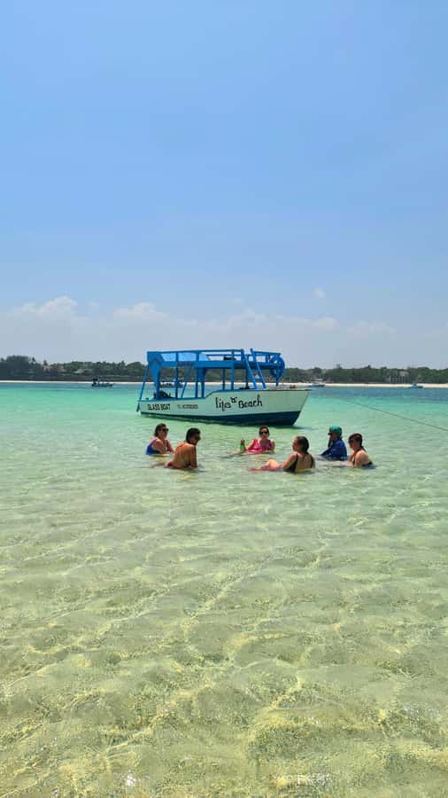 WATAMU: MALINDI: SARDEGNA ISLAND & MALINDI MARINE PARK - The 7-kilometre sail to Sardinia 2 Island